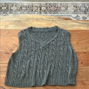 Lightweight Gray Sweater Vest